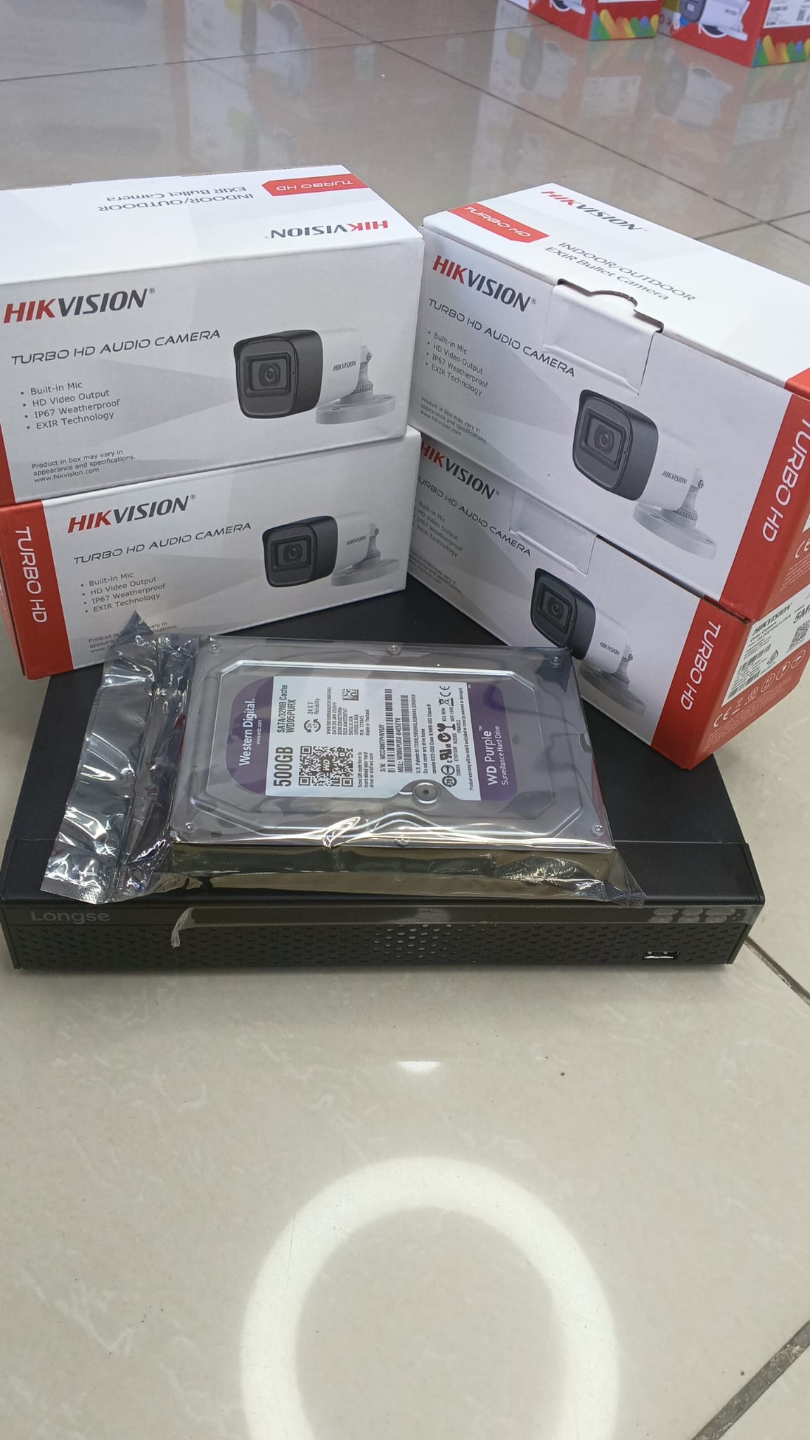 عرض 5mp Hikvision مع صوت 